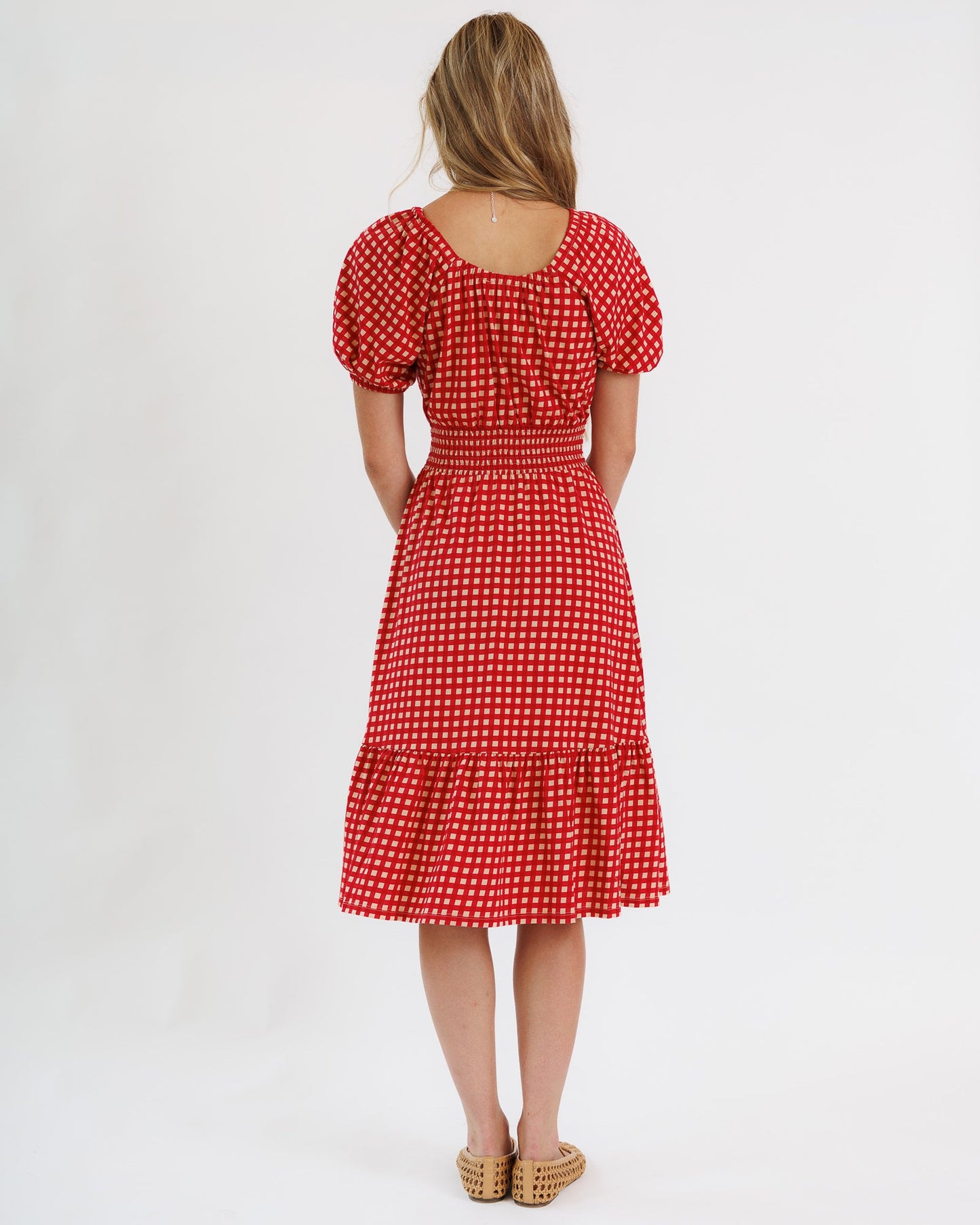 Sweetheart Smocked Dress