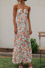 Floral Halter Neck Tiered Maxi Dress view 4 - Shopiebay