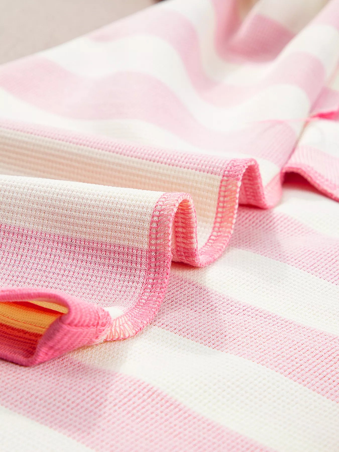 Stripe Cap Sleeve Pocketed Shift Dress view 8 - Shopiebay