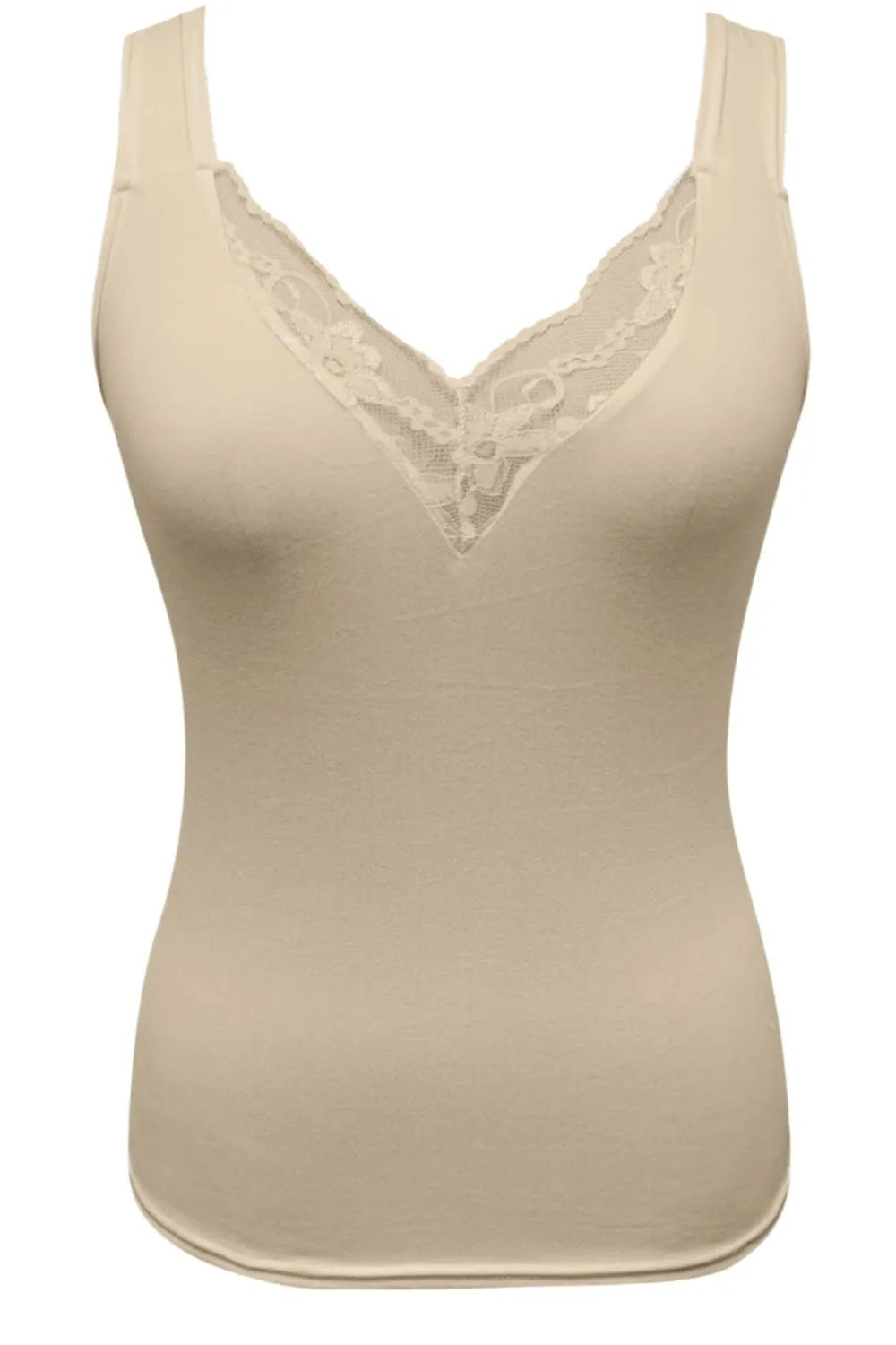 Full Size Lace Detail V-Neck Tank Plus Size view 8 - Shopiebay