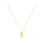 Bubble Initial Necklace