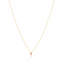 Ines Raindrop Necklace Pink