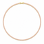 Karla Tennis Necklace Light Pink