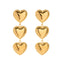 Frenchie Heart Drop Earring
