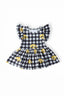 Iowa Plaid Tigerhawk S/S Flutter Twirl Bodysuit