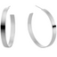 Carrie Flat Hoops