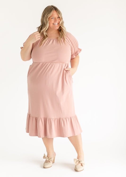 Amy Puff Sleeve Midi Dress - product image 2