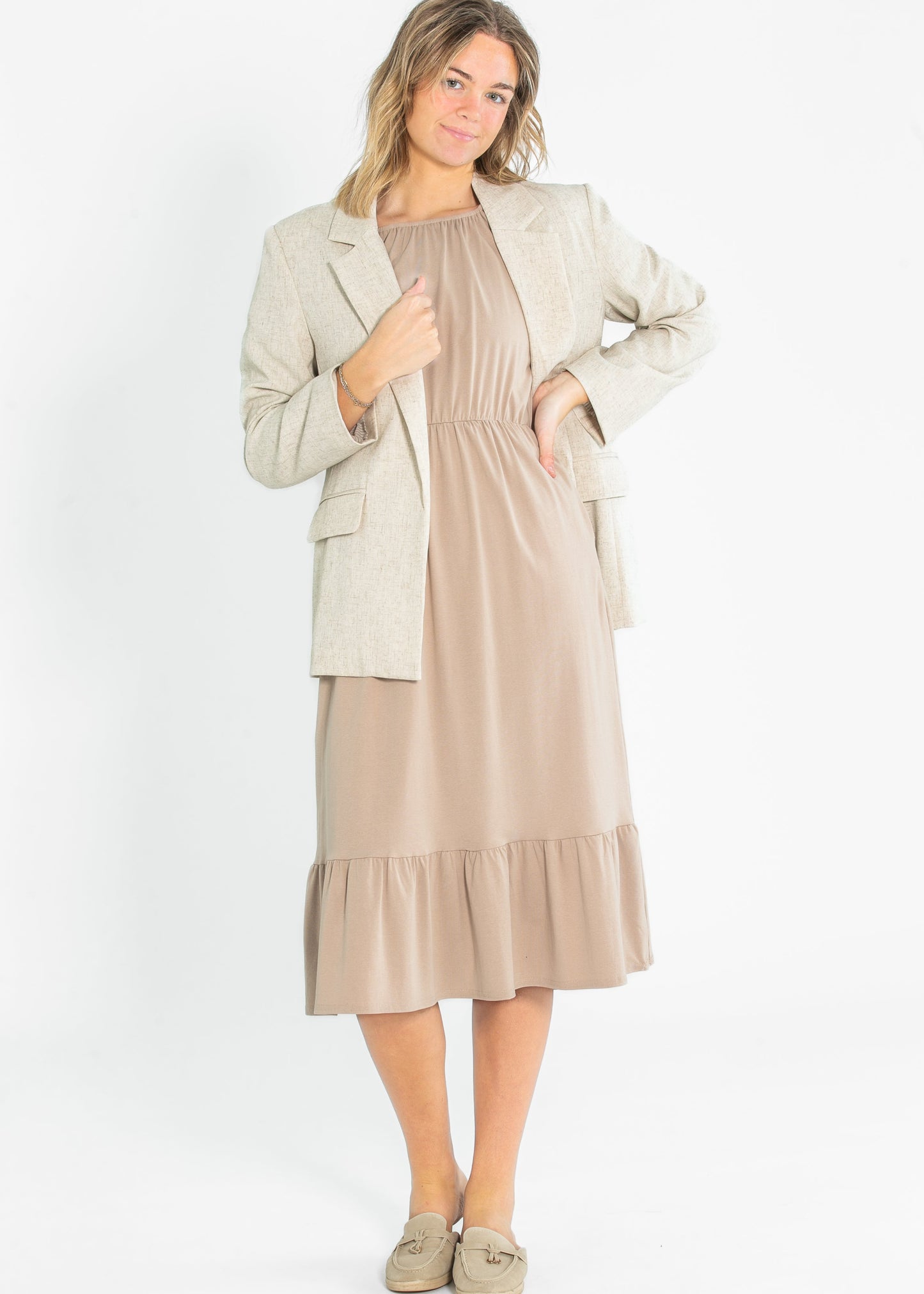 Amy Puff Sleeve Midi Dress - product image 14