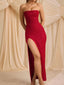High Slit Tube Maxi Dress
