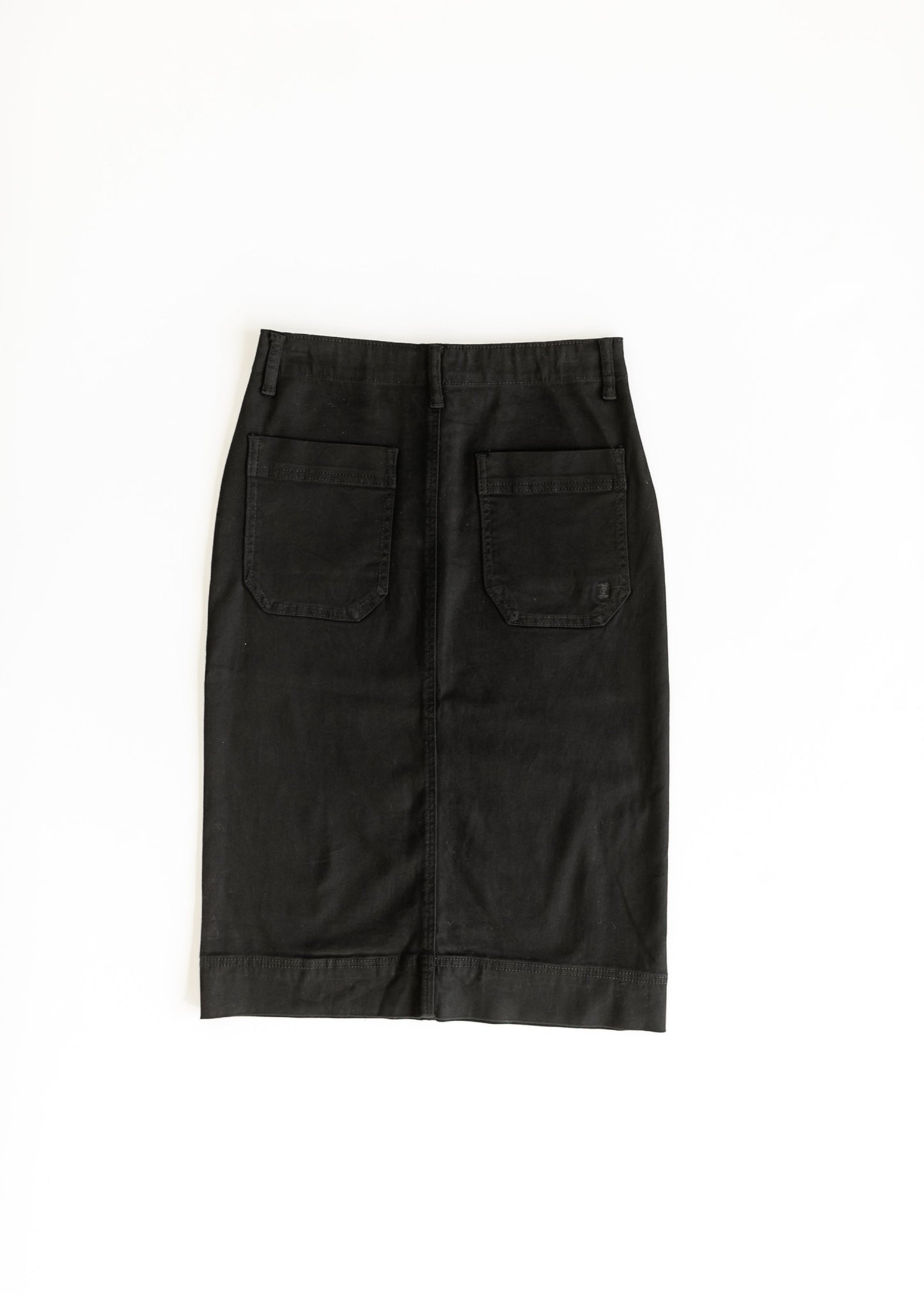 Erica Cotton Twill Midi Skirt