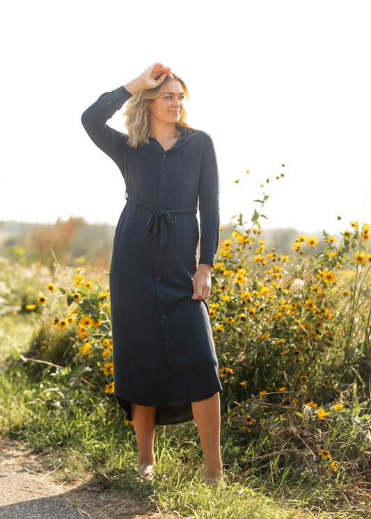 Essential Linen Shirt Dress