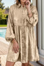 Metallic Sheen Long Sleeve Mini Dress - product image 8