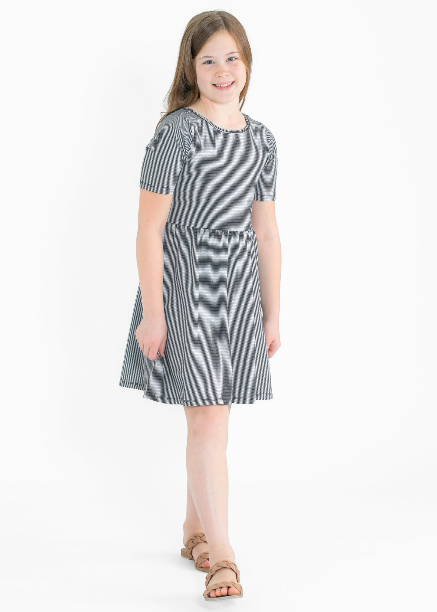 Girl's Saylor Skater Midi Dress