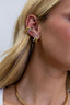 Kendall Two Tone Pave Hoop