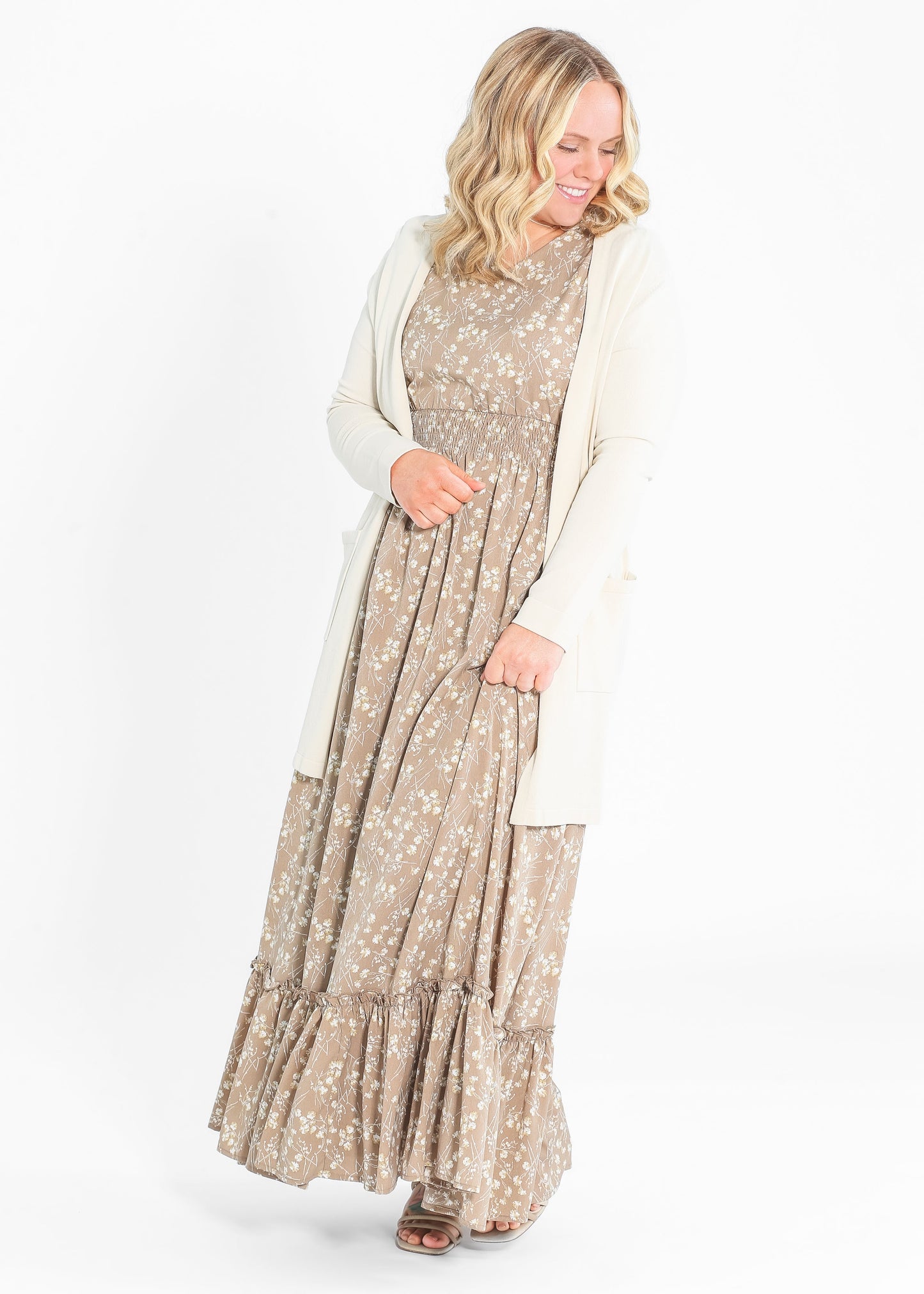 Isabella V Neck Maxi Dress