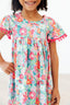 Preppy Petals Pom Pom Dress