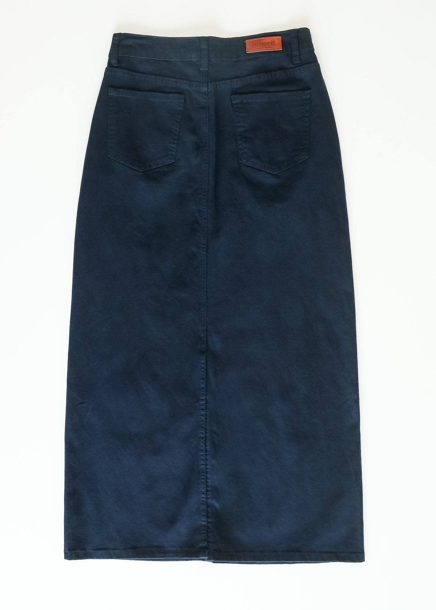 Stella Navy Maxi Denim Skirt