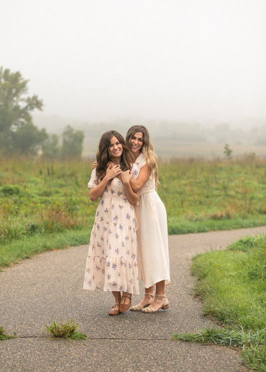 Willow Blush Pink Cotton Gauze Midi Dress - product image 2