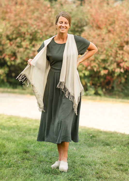 Winslet Tasseled Sleeveless Cardigan - FINAL SALE