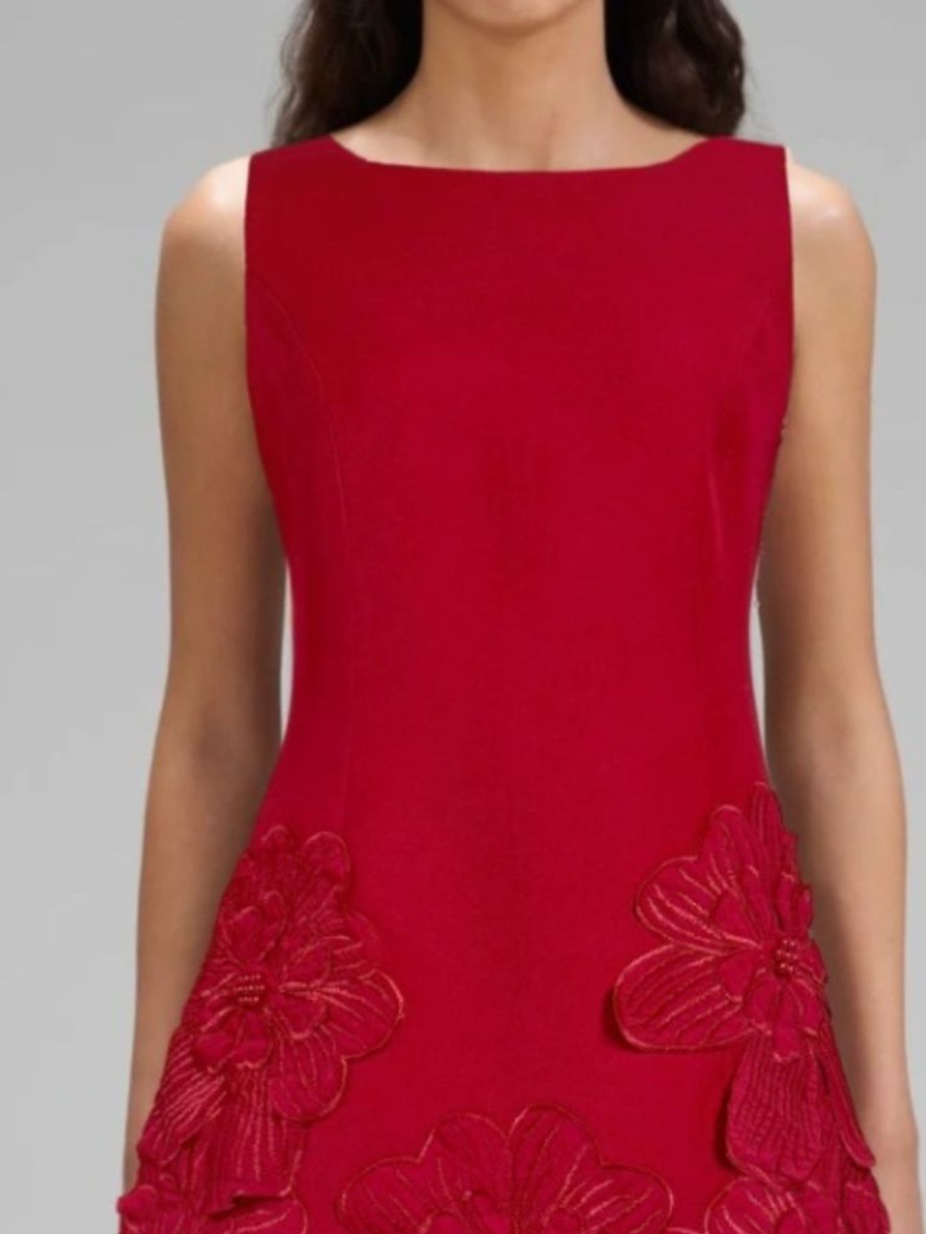 Flower Round Neck Sleeveless Dress view 2 - Shopiebay