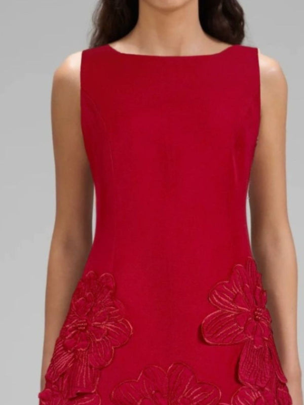 Flower Round Neck Sleeveless Dress - product image 2
