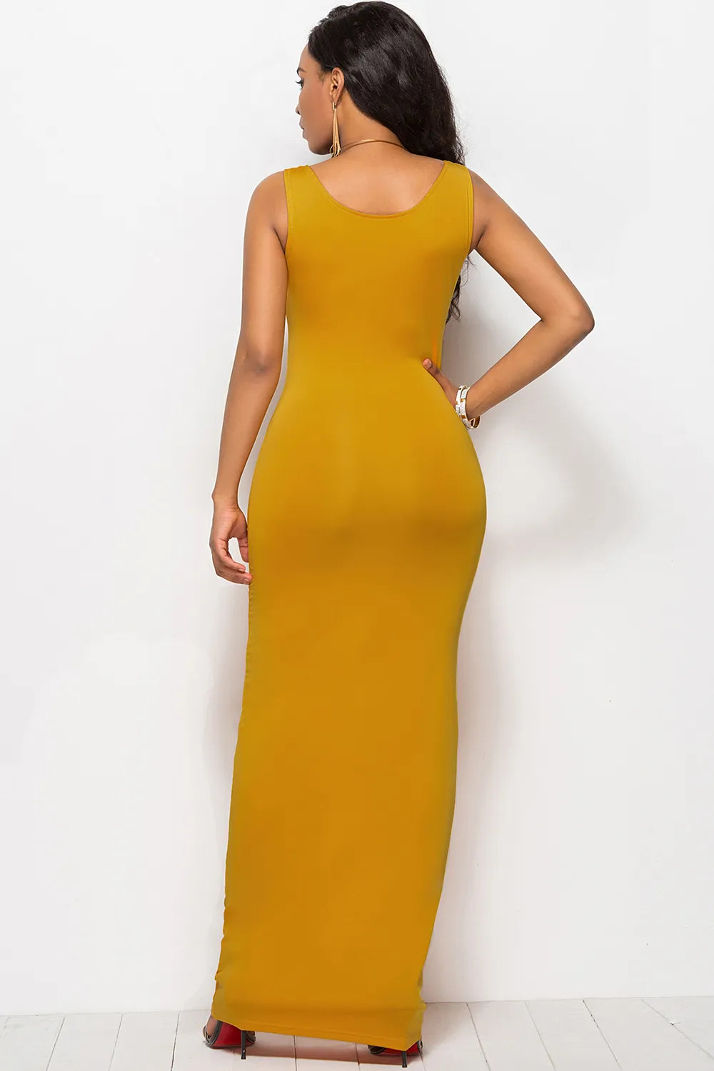 Scoop Neck Wide Strap Maxi Dress - product image 29