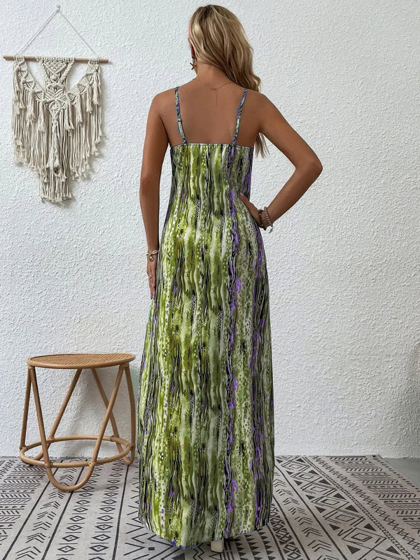 Printed Scoop Neck Maxi Cami Dress - product image 2