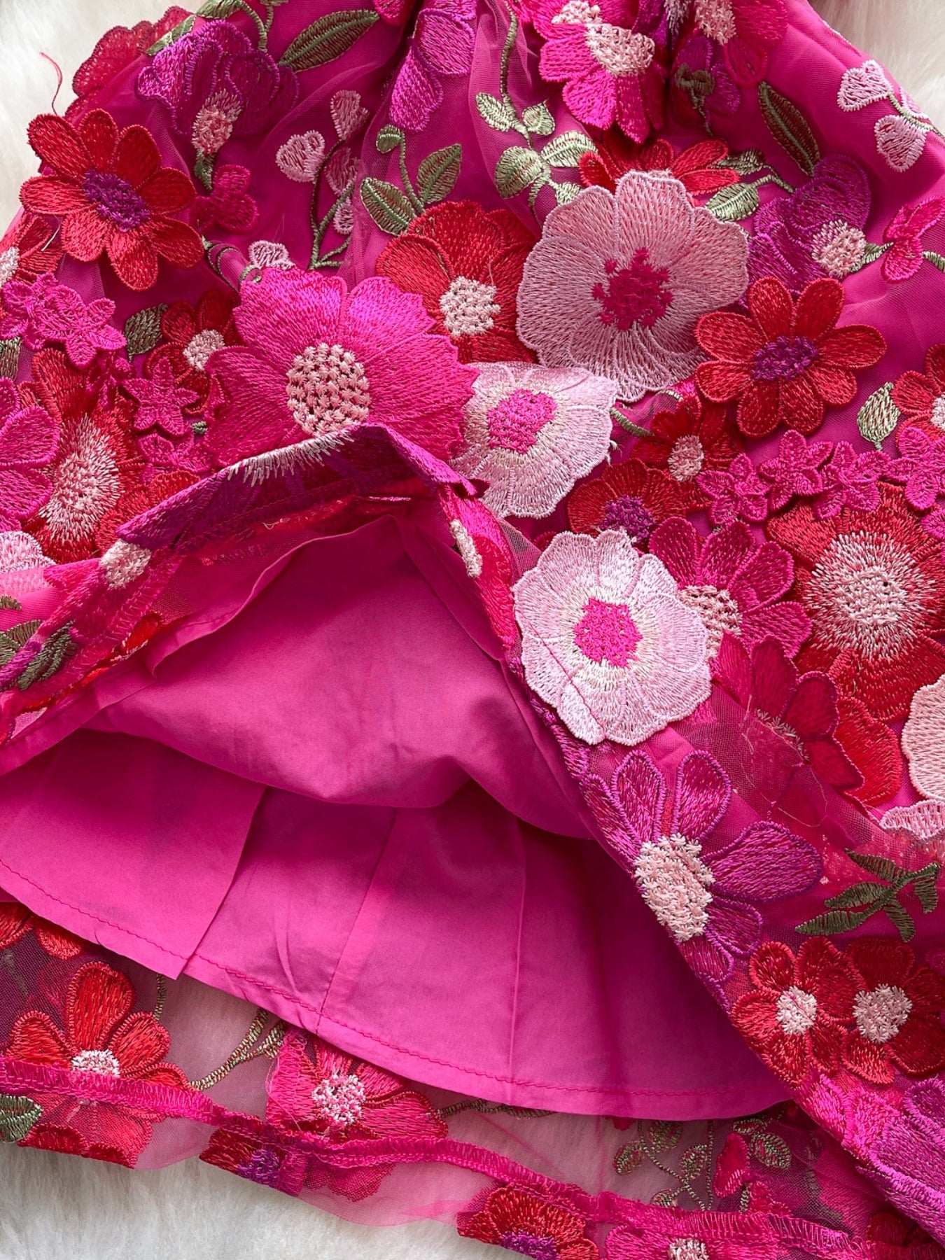 Floral Tie Waist Mini Dress view 11 - Shopiebay