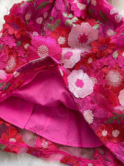 Floral Tie Waist Mini Dress view 11 - Shopiebay