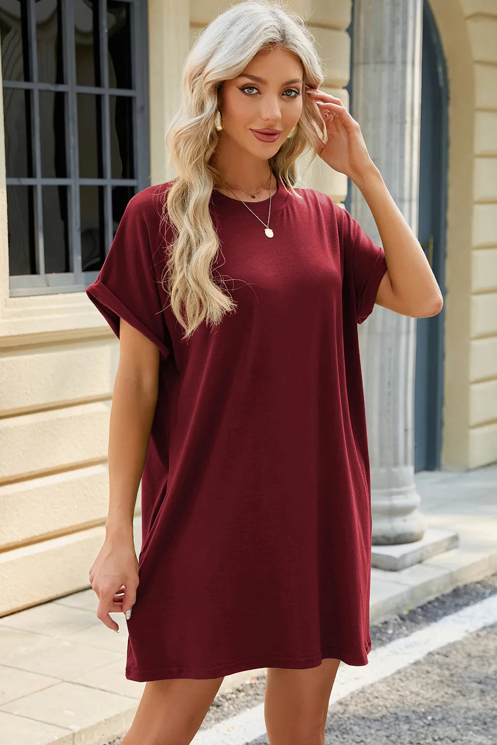 Florira Short Sleeve Mini Dress with Pockets - product image 16