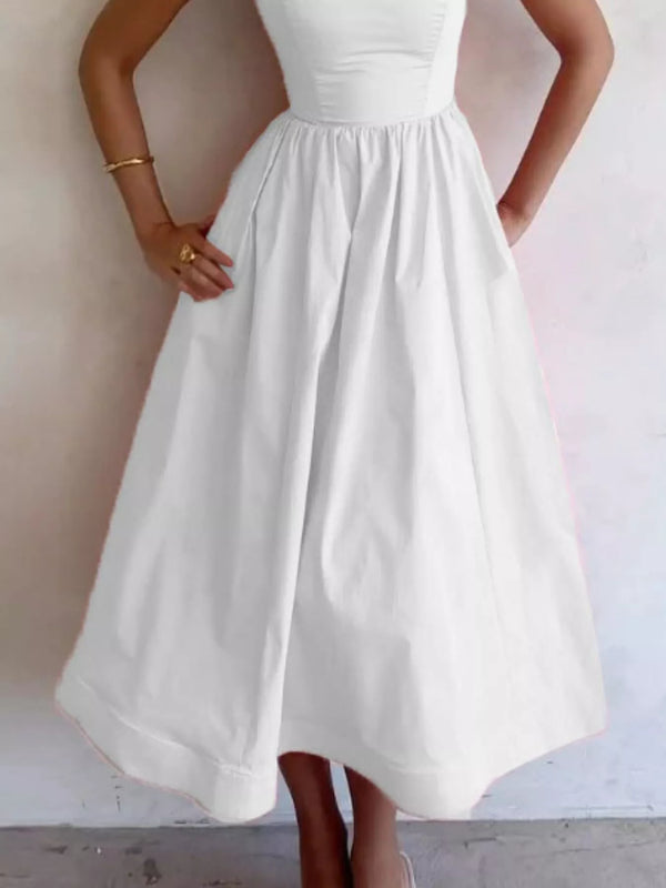 Adjustable Strap Scoop Neck Midi Dress - product image 11
