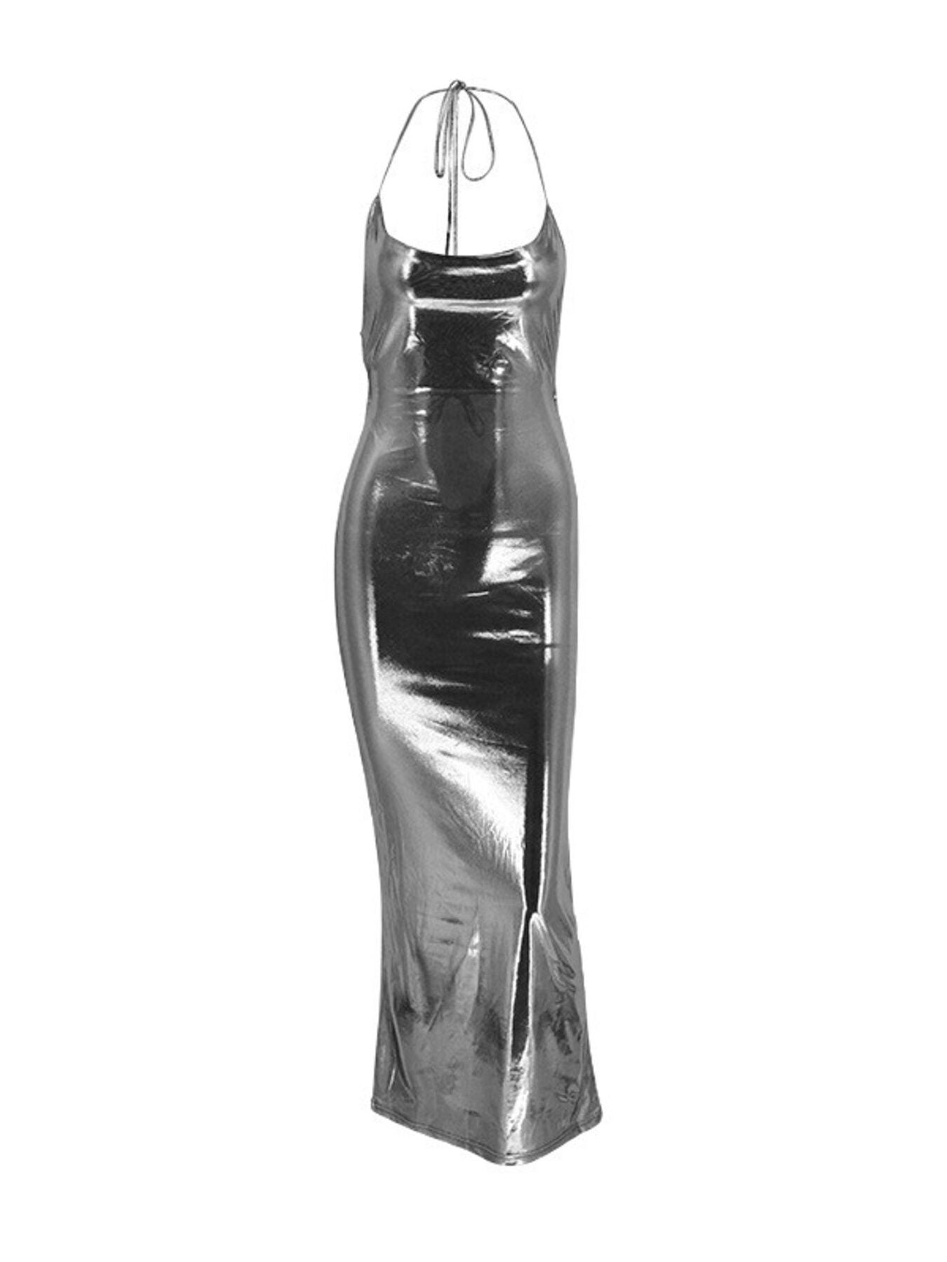 Ruched Halter Neck Maxi Dress - product image 19