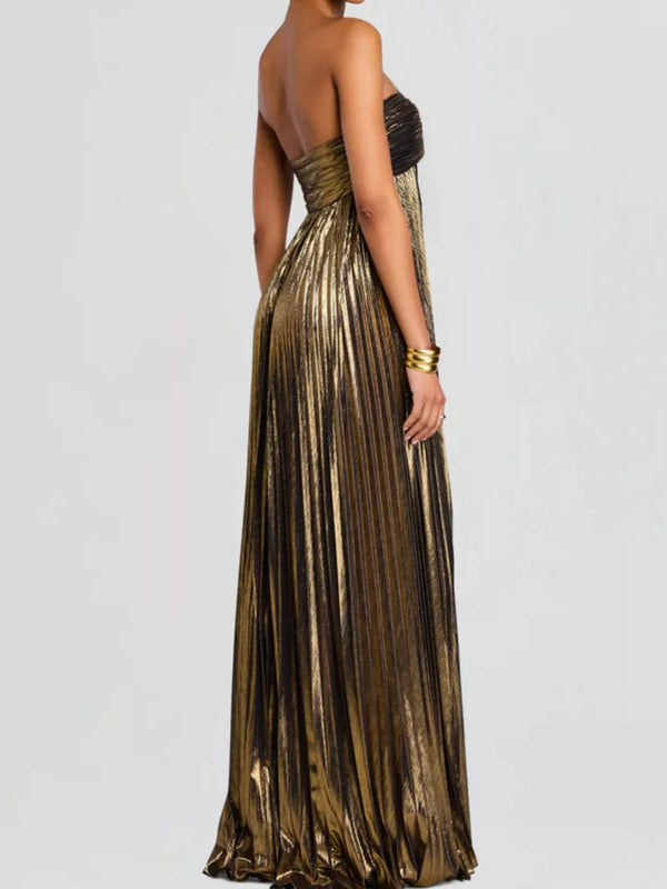 Split Sweetheart Neck Tube Maxi Dress - product image 5
