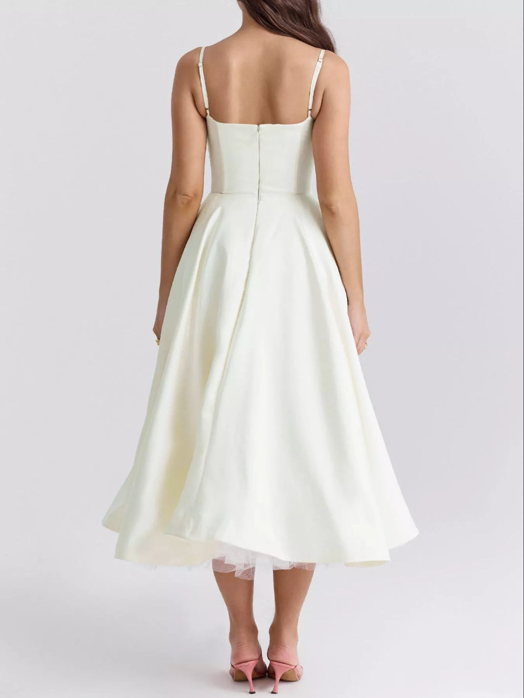 Sweetheart Neck A-Line Midi Dress - product image 28