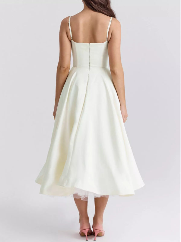 Sweetheart Neck A-Line Midi Dress - product image 28