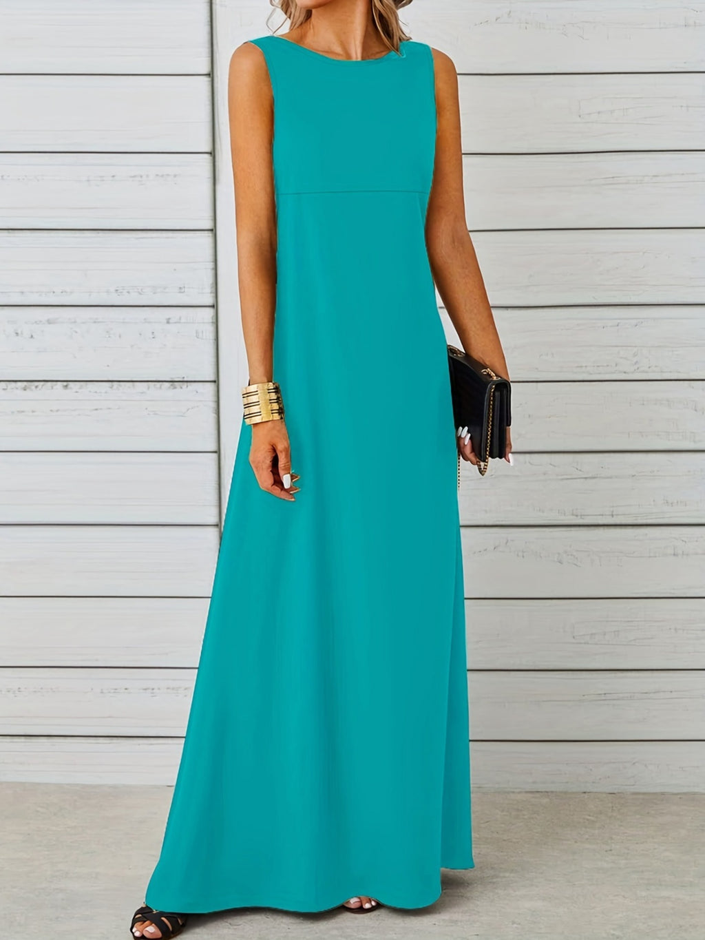 Sleeveless Flowy Maxi Dress - product image 10