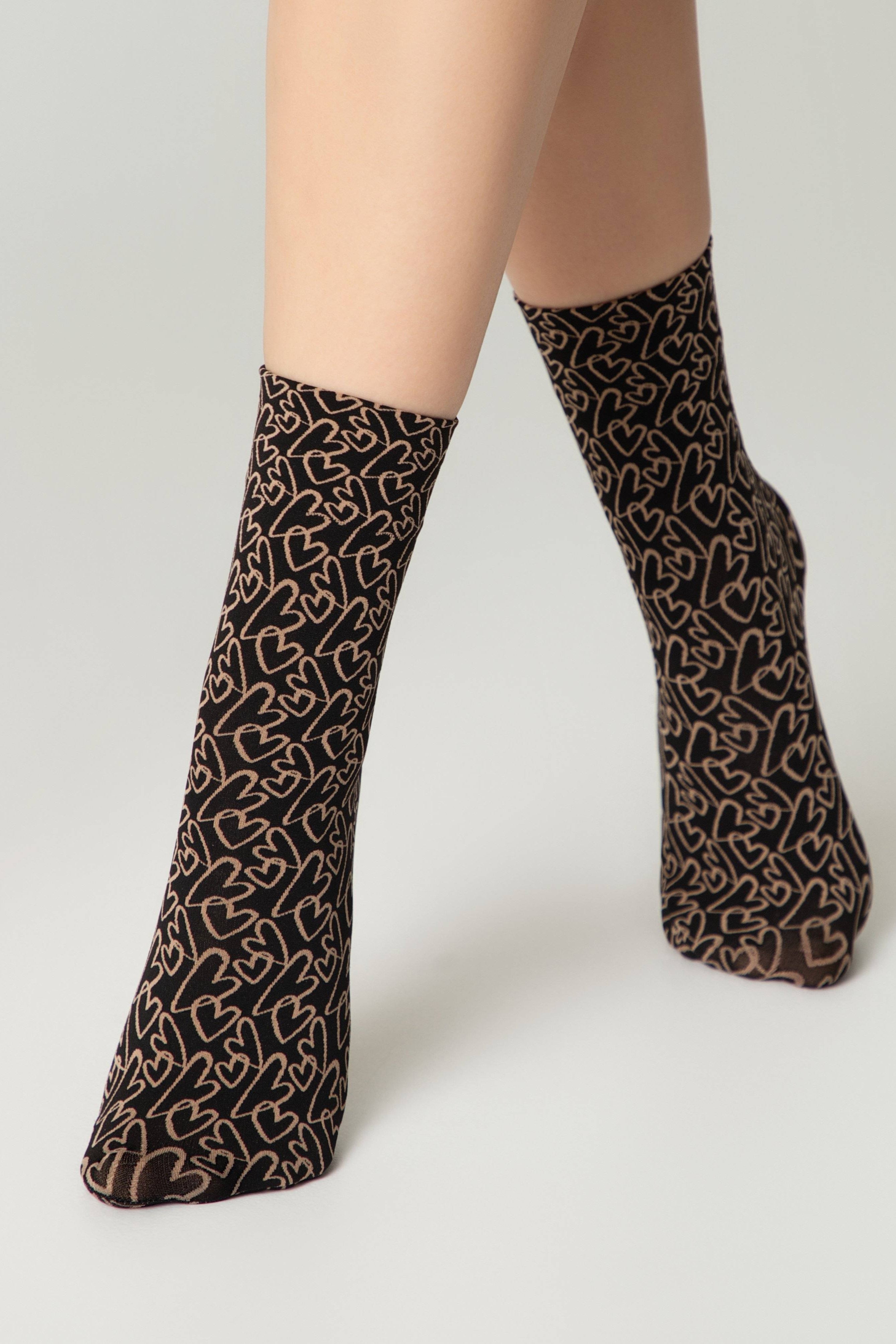 Dense Socks Conte Fantasy - "Love" Designs Secondary image