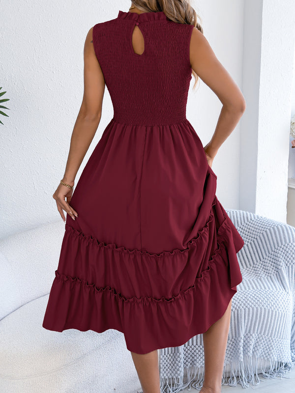 Smocked Sleeveless Tiered Dress - product image 25