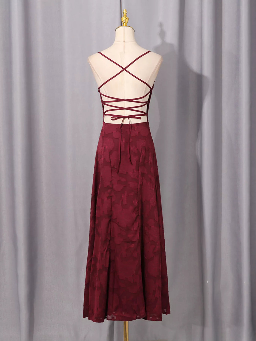 Lace Spaghetti Strap Maxi Dress - product image 7