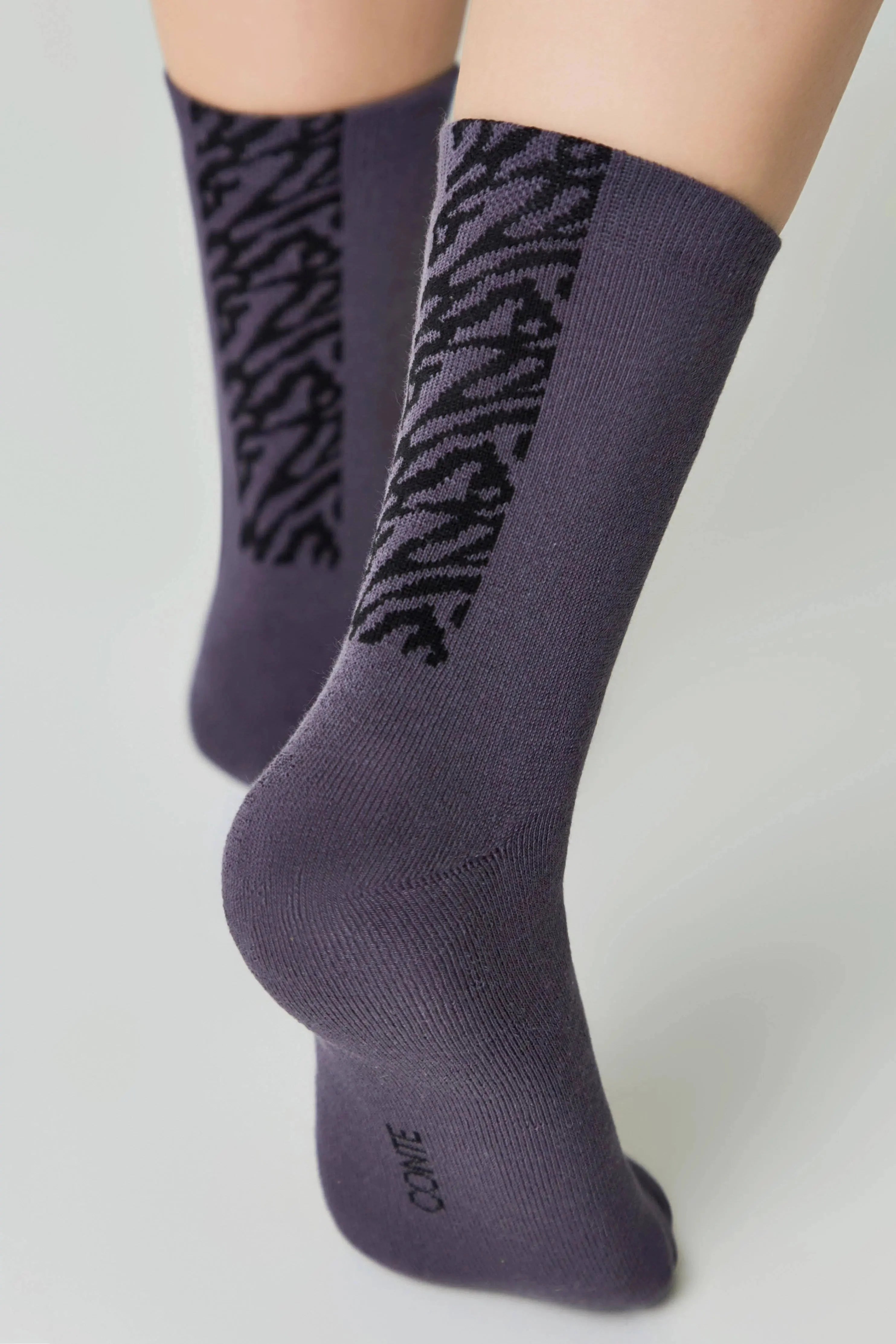 Cotton Socks Conte Comfort 570 - Zebra Stripes Main image