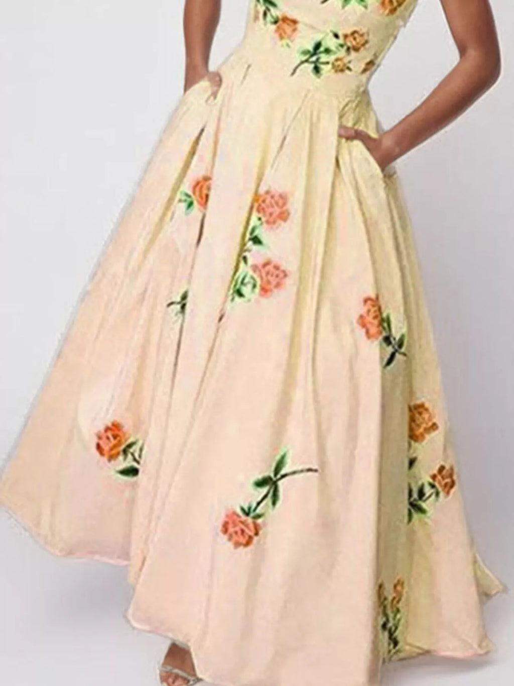 Floral Print Tube Maxi Dress - product image 11