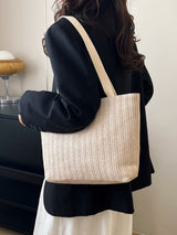 Straw Woven Tote Bag