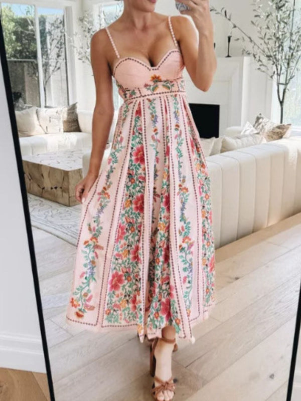 Floral Print Sweetheart Neck Cami Dress - product image 5