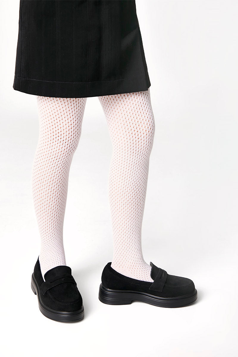 Conte-Kids Cotton Tights Miss 616 - Mesh Pattern Secondary image