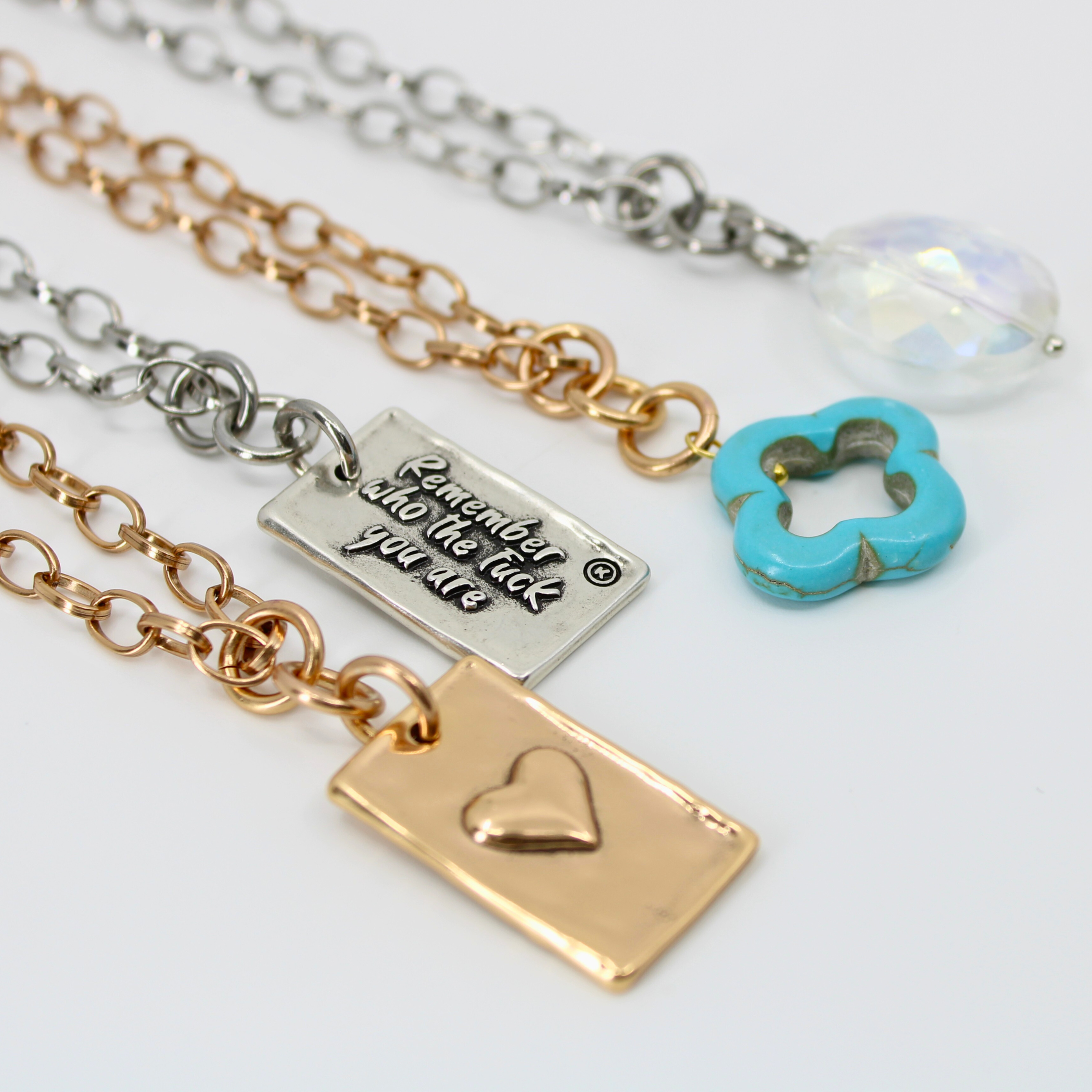 Remember Who the F*ck You Are Original Lite Necklace Main image