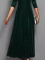Velvet Long Sleeve A-Line Dress - product image 15