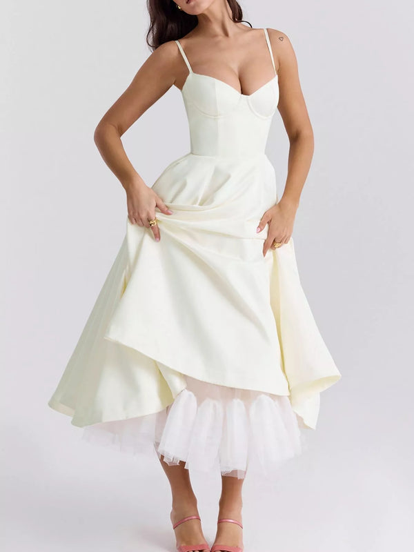 Sweetheart Neck A-Line Midi Dress - product image 27