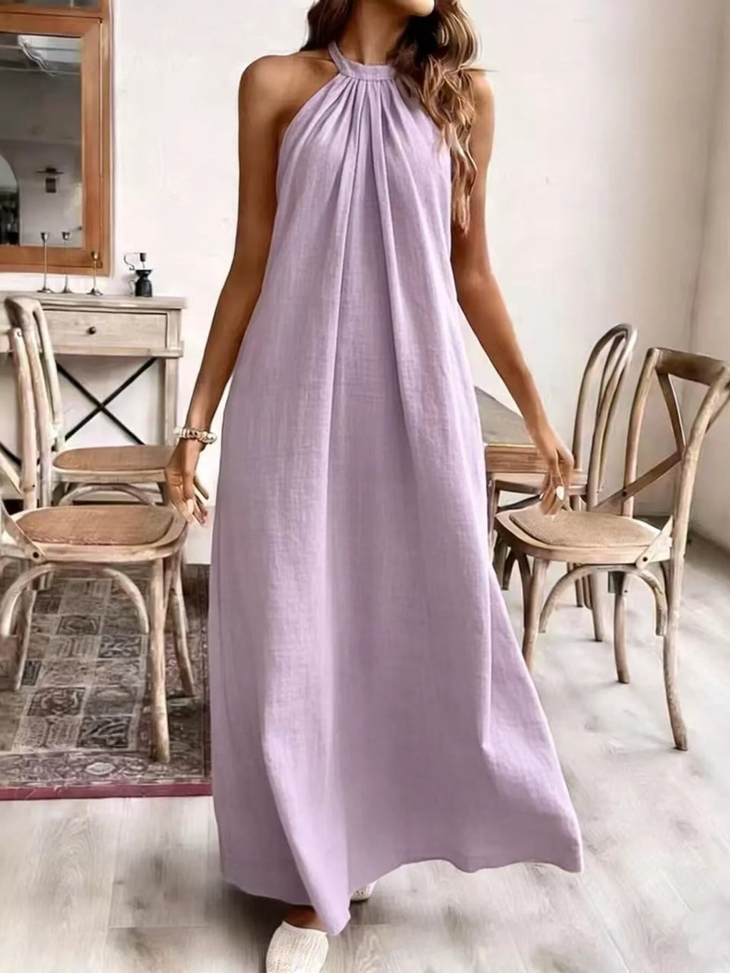 Halter Neck Maxi Dress - product image 6