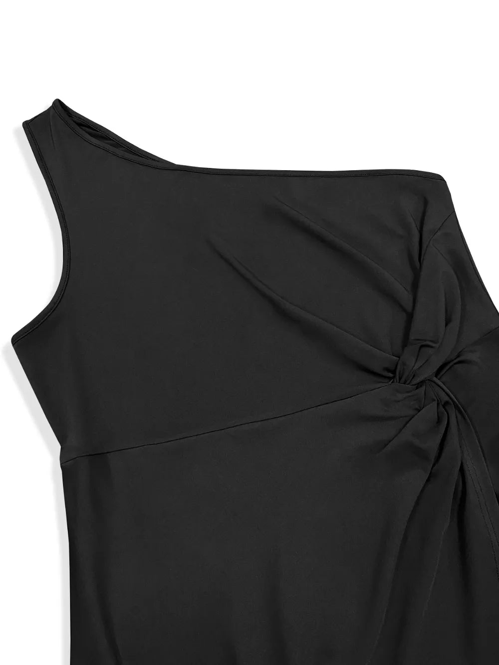 Plus Size Twisted One Shoulder Sleeveless Midi Dress - product image 4
