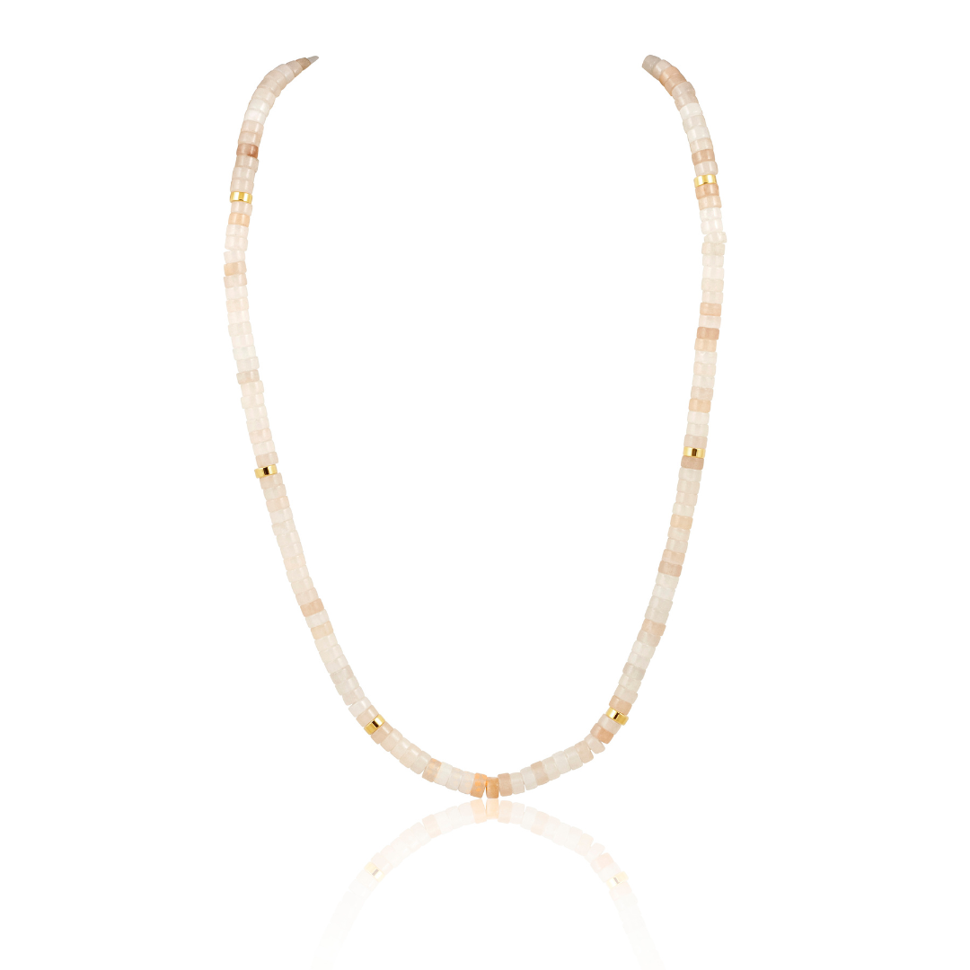Isla Beaded Necklace Pink Main image
